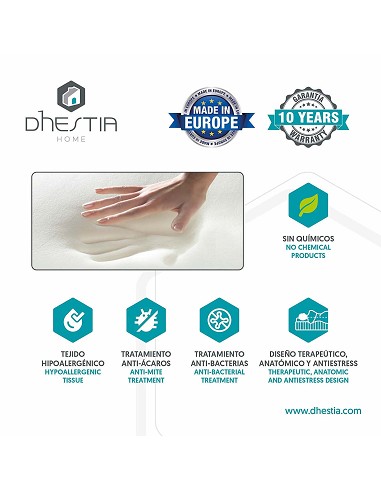 Almohada Viscoelástica Núcleo Carbono...