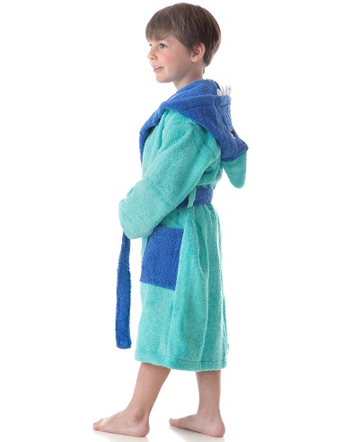 Albornoz Baño Niño 100% Algodón con...