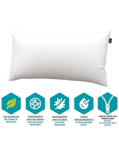 Almohada de Fibra con Funda Impermeable