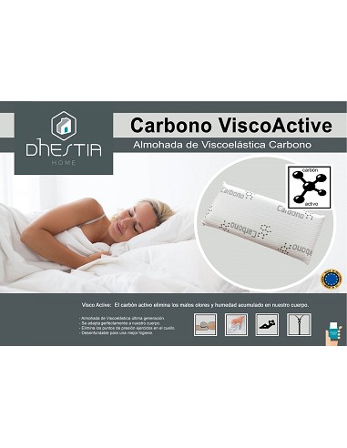 Almohada Viscoelástica Nucleo Carbono...