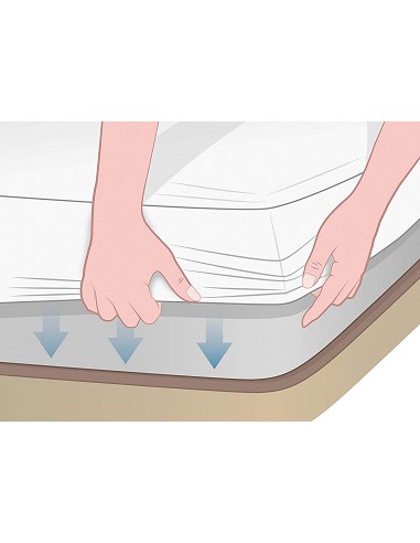 Cubrecolchón Reversible Nubes de Dhestia