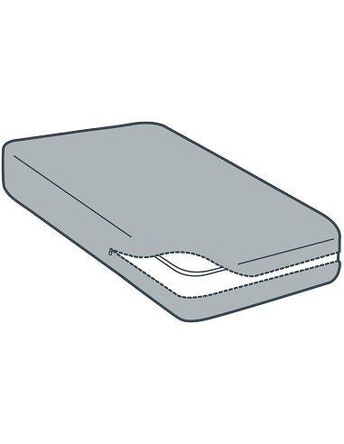 Funda de Colchón Blanca Rizo Algodón...