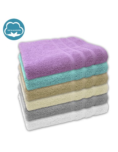 Toalla de Baño de Algodón Cardado 500...