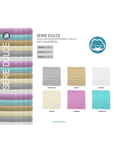 Toalla de Baño de Algodón Cardado 500...