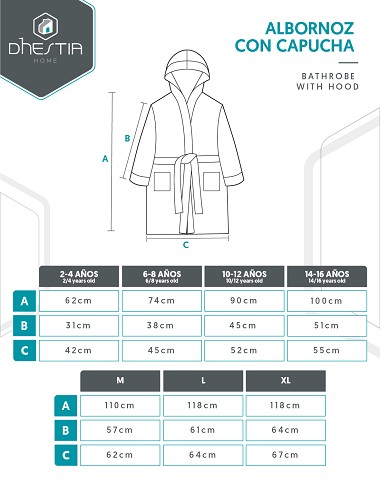 Albornoz Infantil de Baño para Niña...
