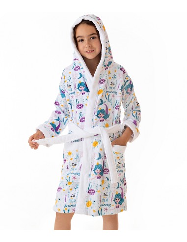 Albornoz Infantil de Terciopelo 100%...