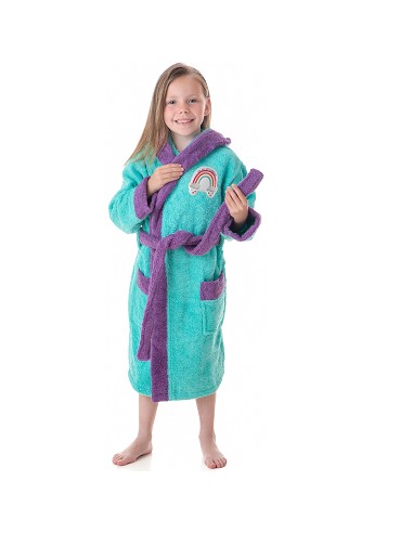 Albornoz Infantil Niña Algodón...