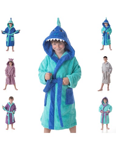 Albornoz Infantil Niño Algodón...