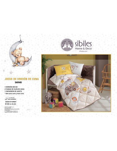 Conjunto de Edredón para Cuna Safari...