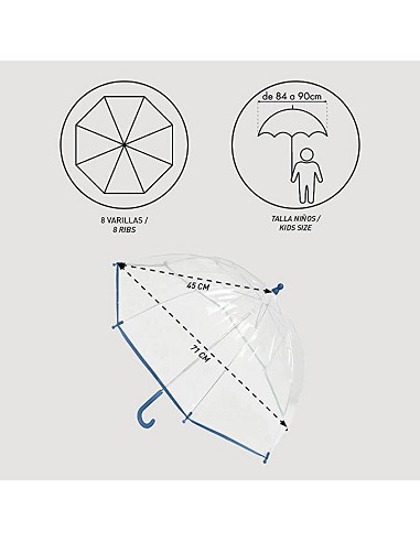 Paraguas Infantil Minnie de Disney