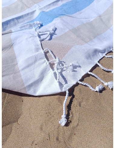 Pareo Fouta de Playa con Flecos...