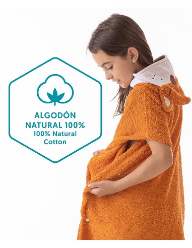 Poncho Infantil Tejido 100% Algodón...