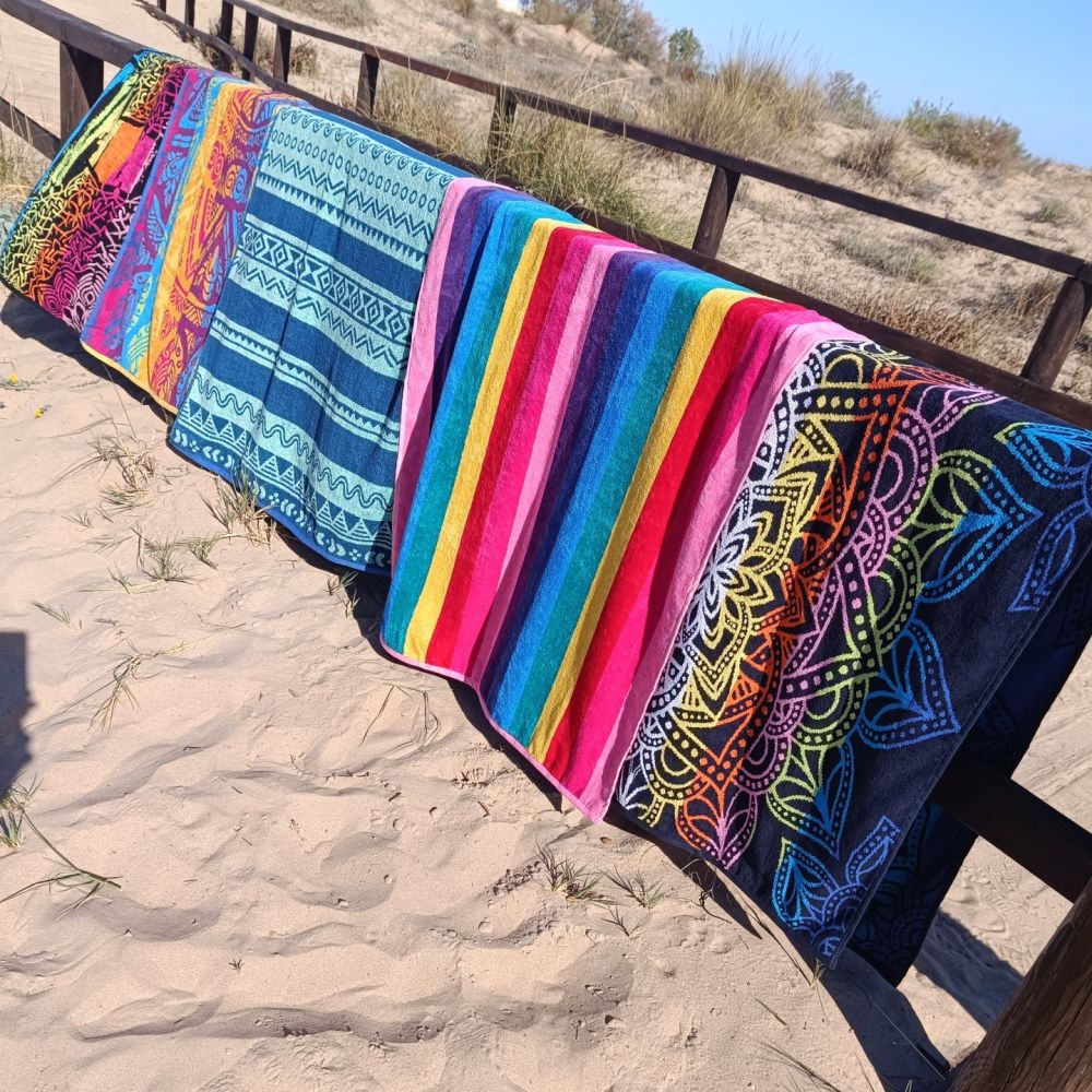 Toalla de Playa Grande Terciopelo...