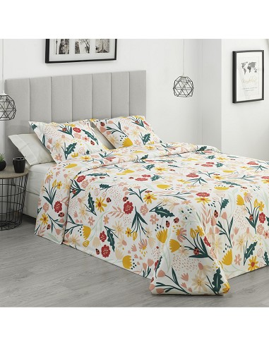 Funda Nórdica Floral y Colorida con...