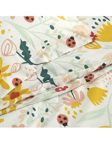 Funda Nórdica Floral y Colorida con...