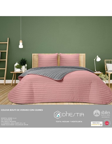 Colcha Bouti de Verano Bicolor Patrón...