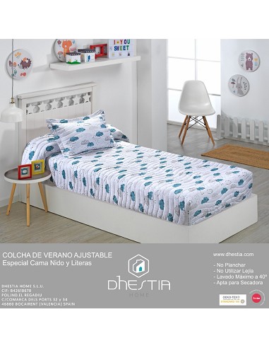 Colcha Bouti Ajustable Cama Nido...