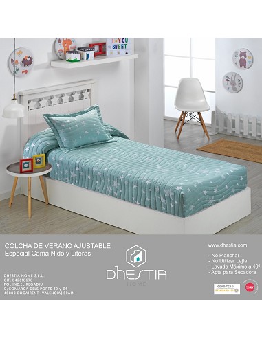 Colcha Bouti Ajustable Cama Nido...