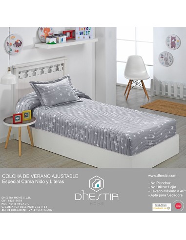 Colcha Bouti Ajustable Cama Nido...