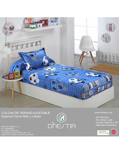 Colcha Bouti Ajustable Cama Nido...