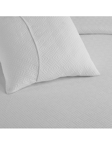 Colcha Piqué Cubic Blanca Calidad...