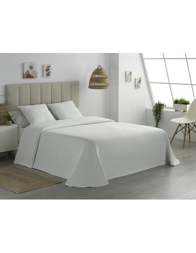 Colcha Piqué Rombos Blanca Calidad...