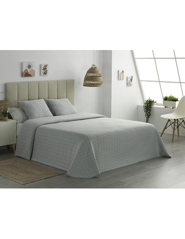 Colcha Piqué Rombos Gris Calidad...