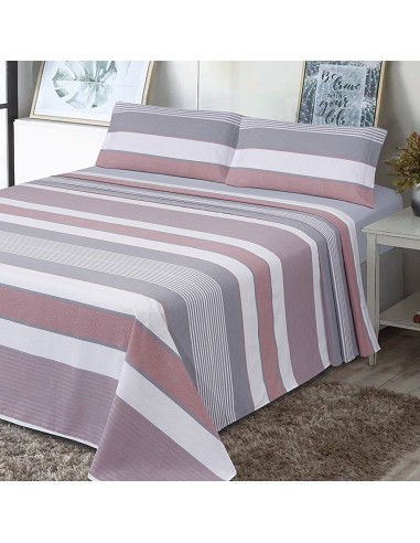 Juego de Sábanas Tejido Algodón y...